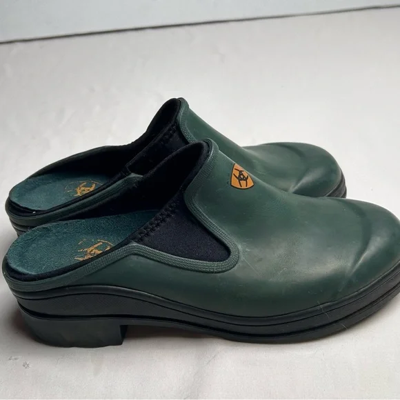 Ariat Womens Dark Green Slip-On Boots - Picture 4 of 8